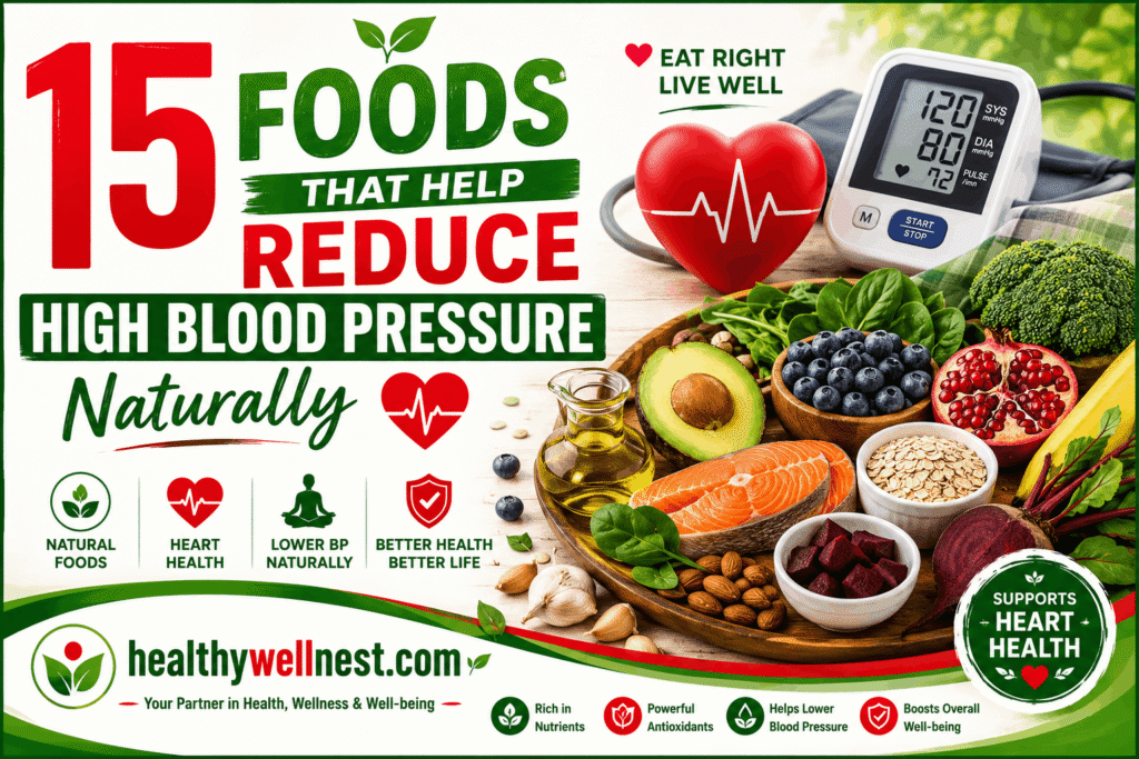15 Foods That Help Reduce High Blood Pressure Naturally