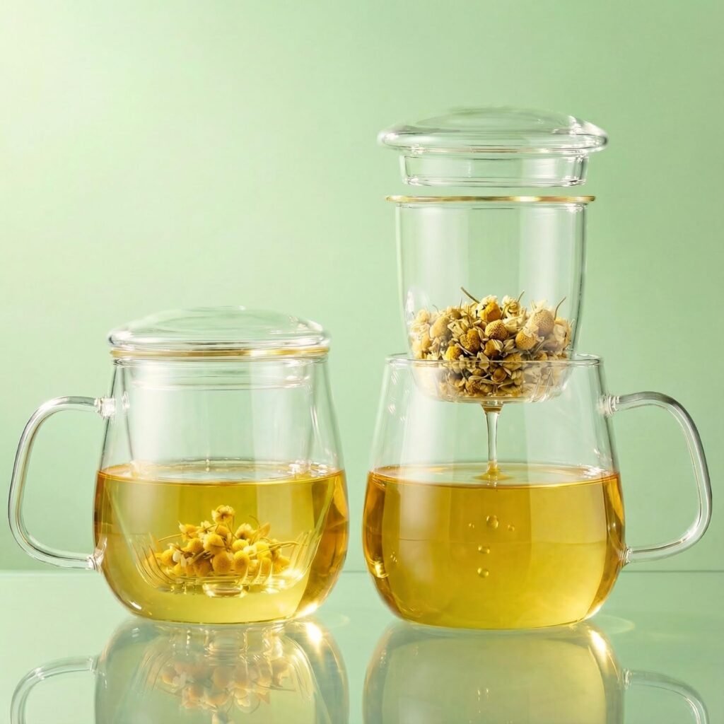 Glass Tea Cup with Infuser