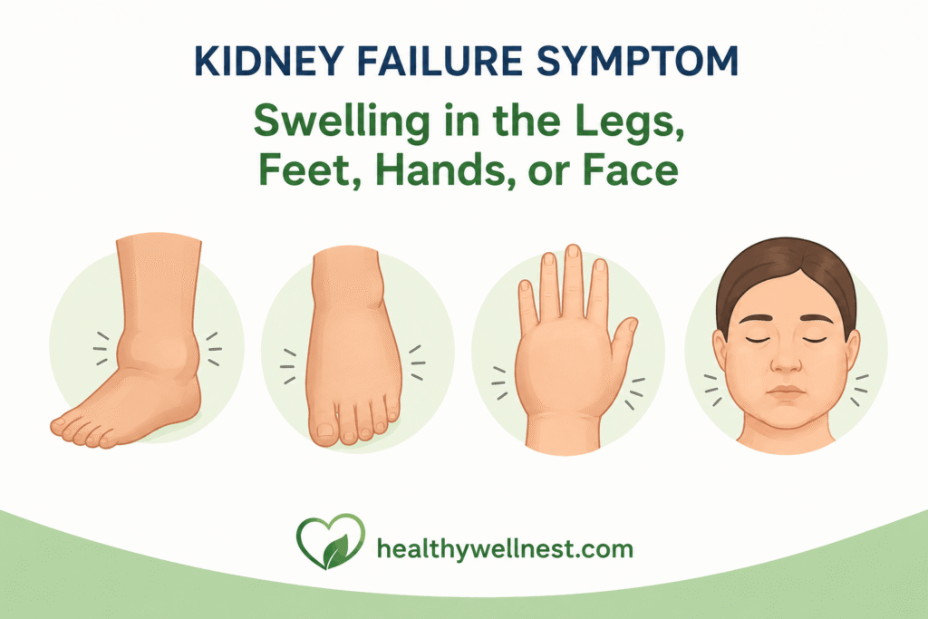 Symptoms of Kidney Failure-Swelling in leg