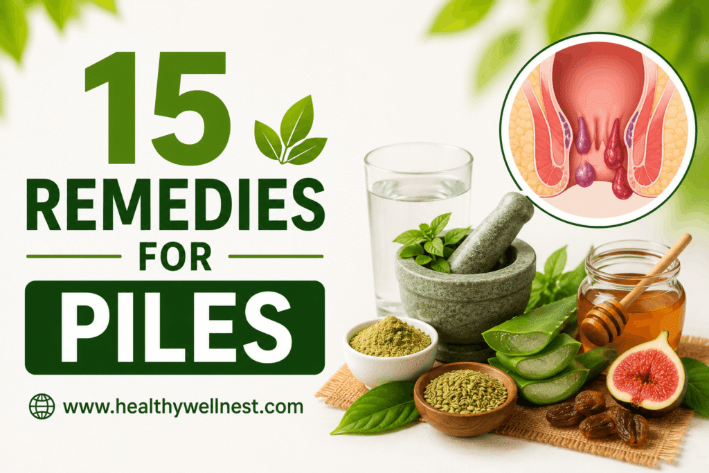 Top-15 Remedies for Piles