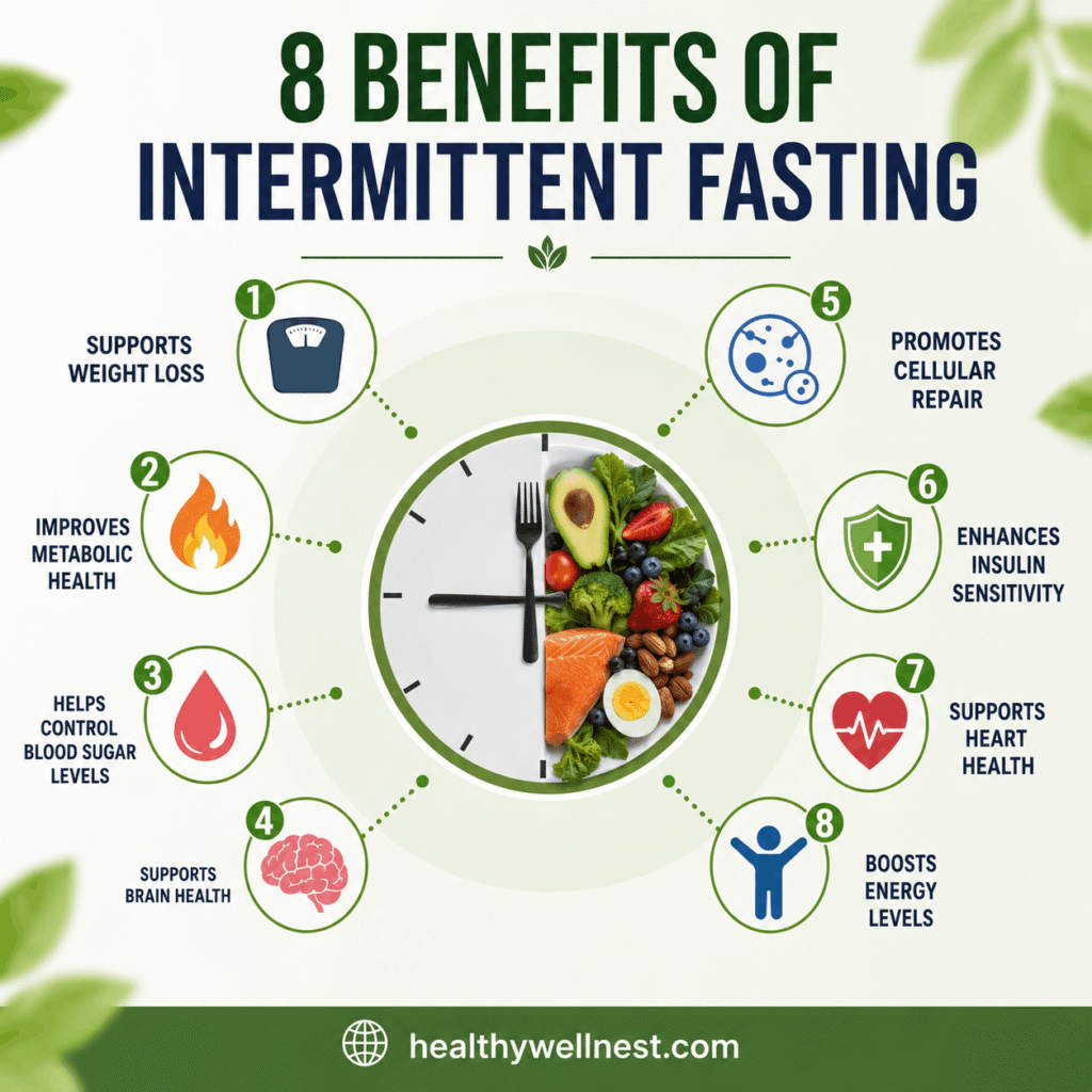 Top-8-Benefits of intermittent fasting
