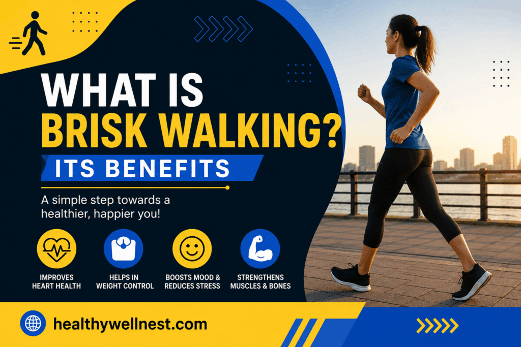What Is Brisk Walking. and its benefits