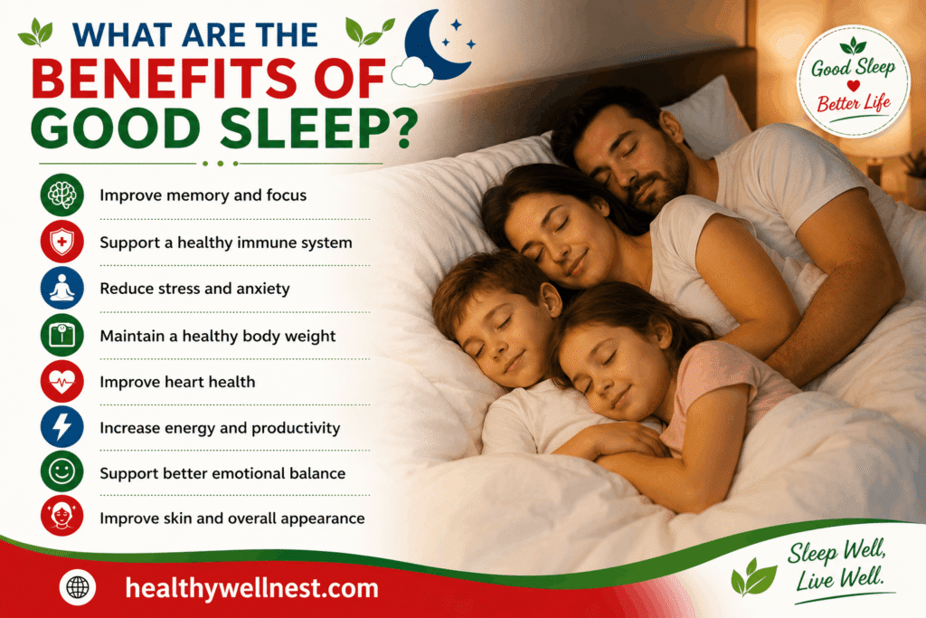 What are the benefits of Good sleep??