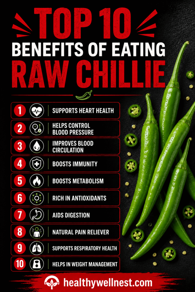 10 Benefits of Eating Raw Chilli